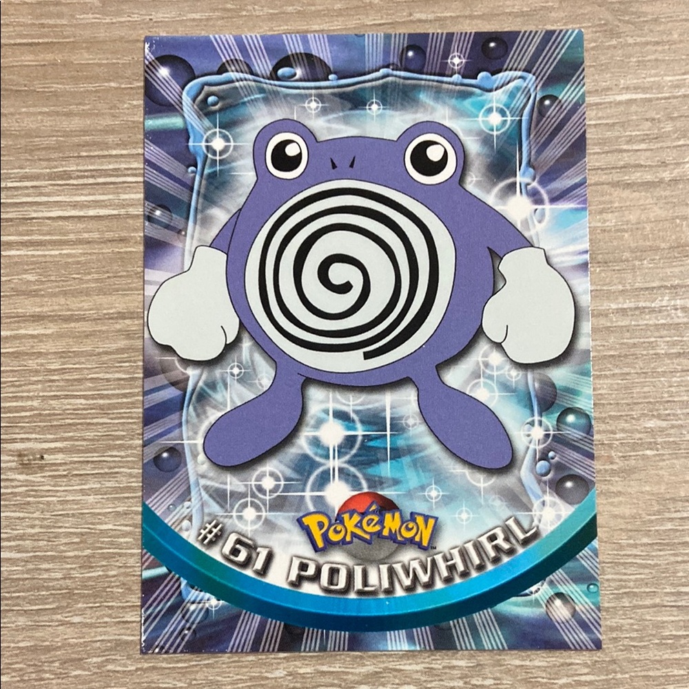 Poliwhirl #61 Pokemon Topps TV Animation Series 1 Non-Holo 1st Print